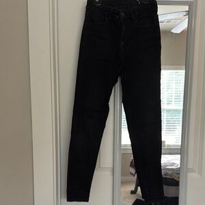 American Eagle Outfitters High Rise Black Jeans
